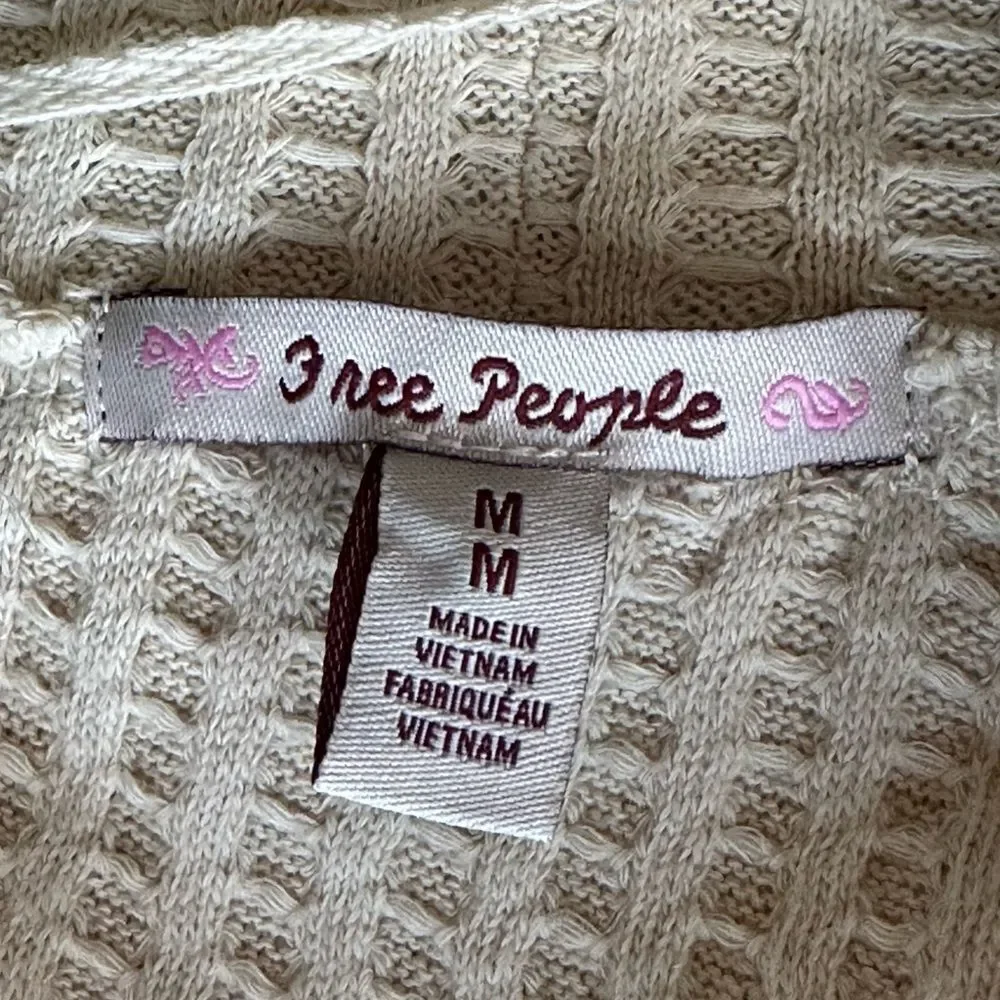 Free People Juicy Long Sleeve Top size M NWT - Picture 7 of 13